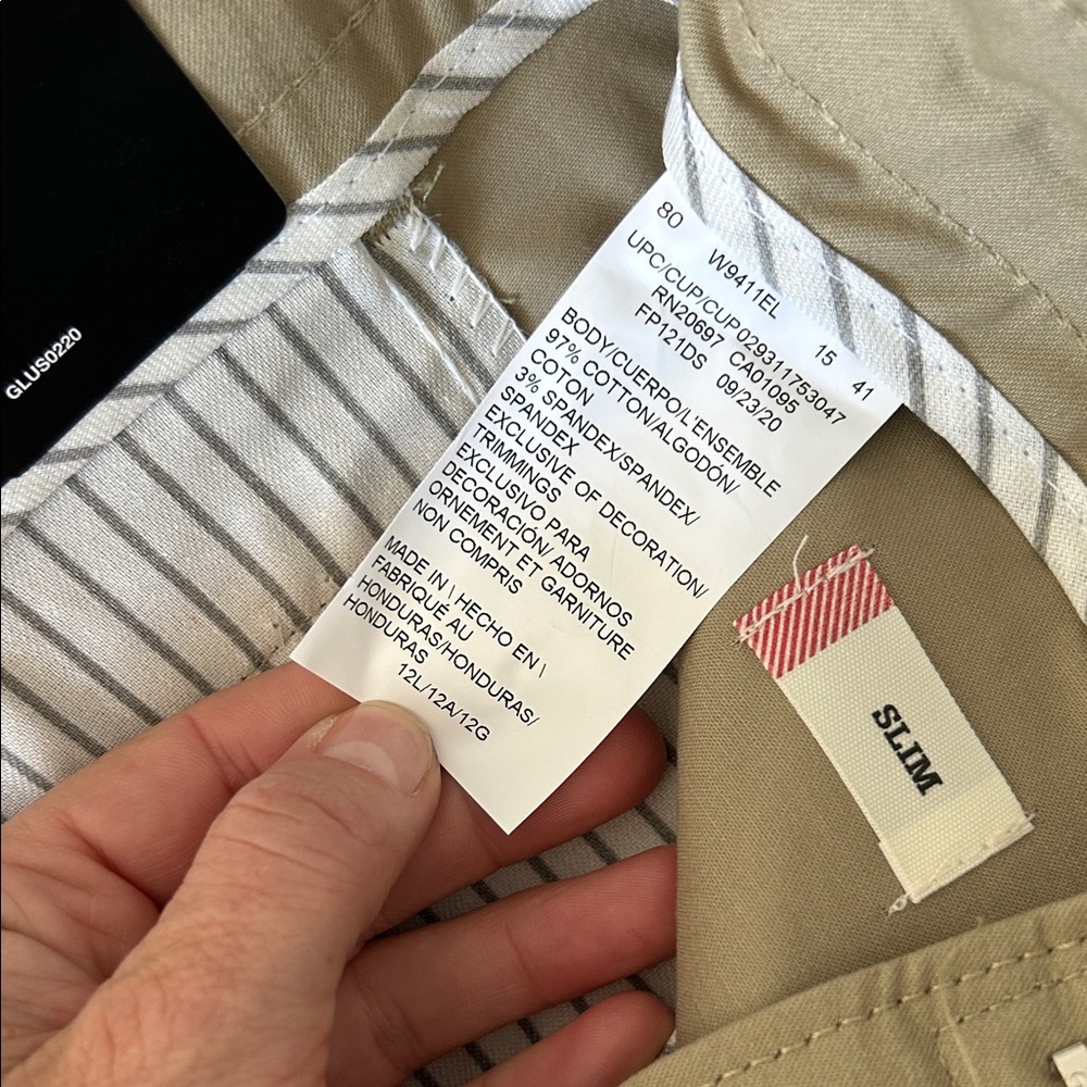 Dickies Women’s Khaki Chinos Slim Fit 12L - Picture 4 of 8